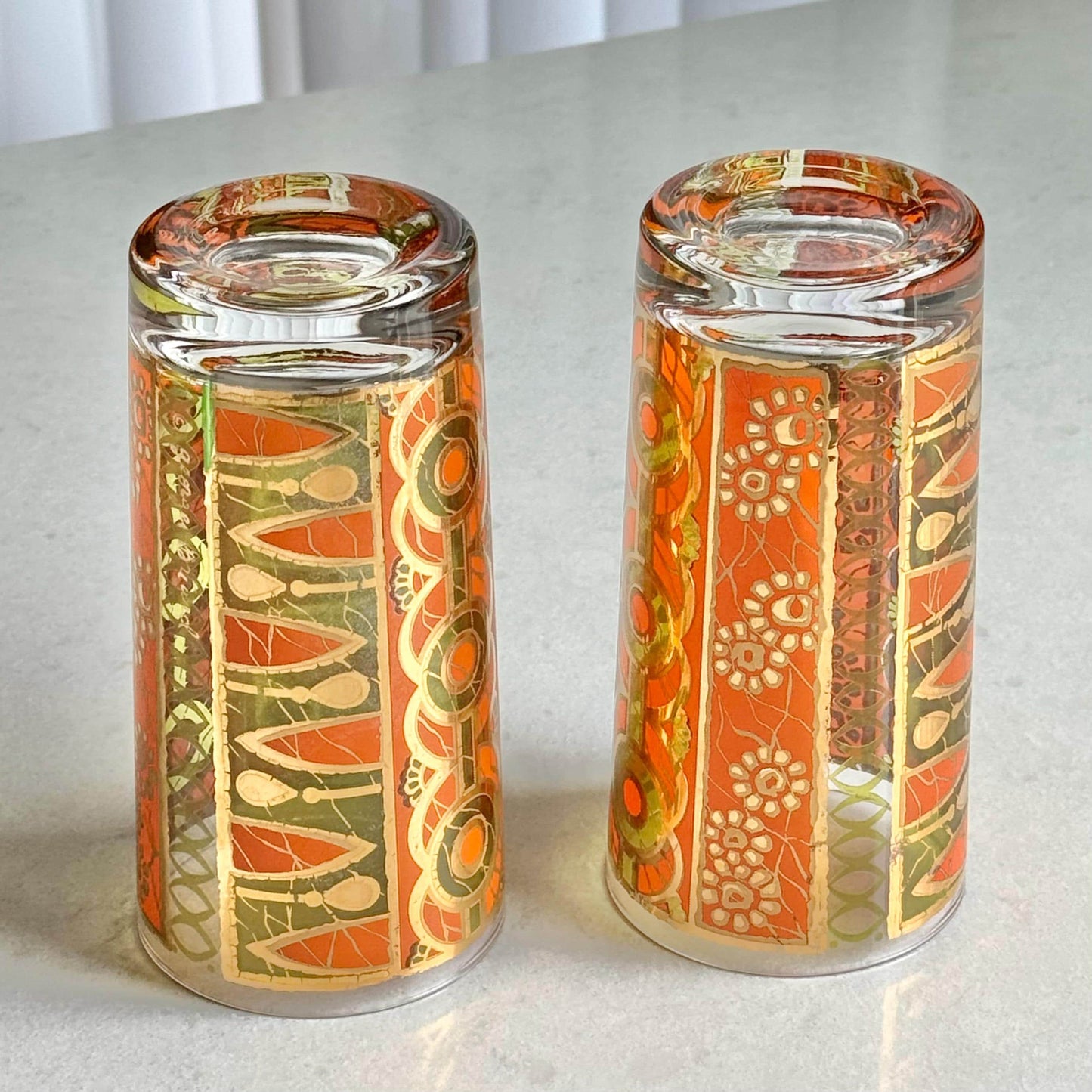 Vintage Georges Briard Highball Glasses - Set of 2