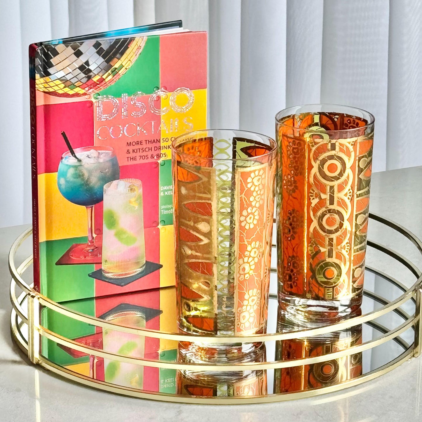 Vintage Georges Briard Highball Glasses - Set of 2