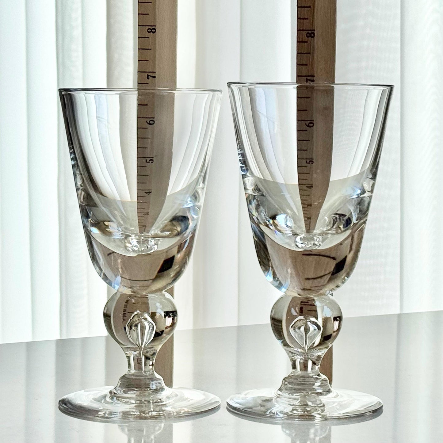 Vintage Steuben Baluster Glasses - Set of 7, all signed