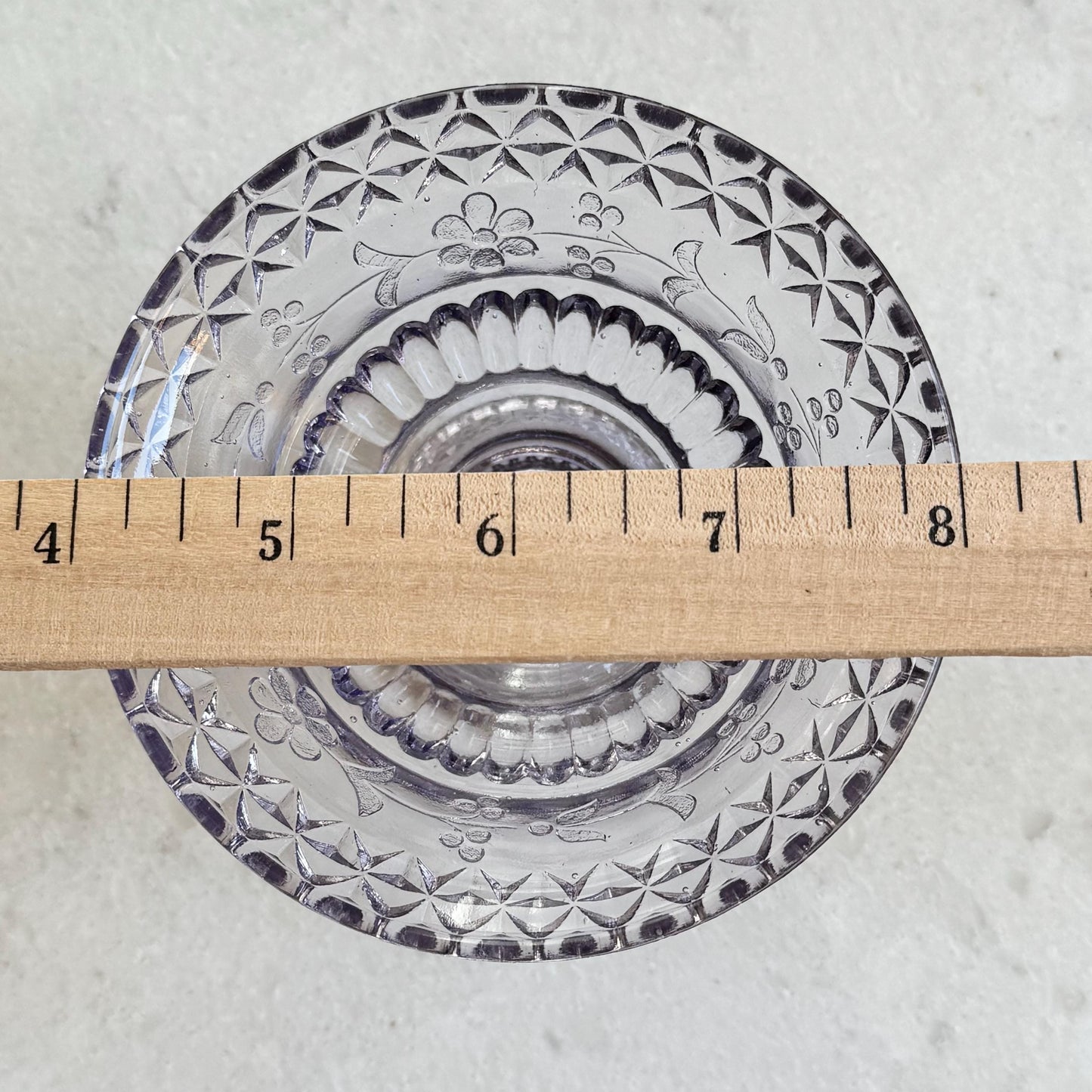 Vintage Adams and Company Wildflower 4 Inch Bowls (circa late 1800s / early 1900s) - Set of 6