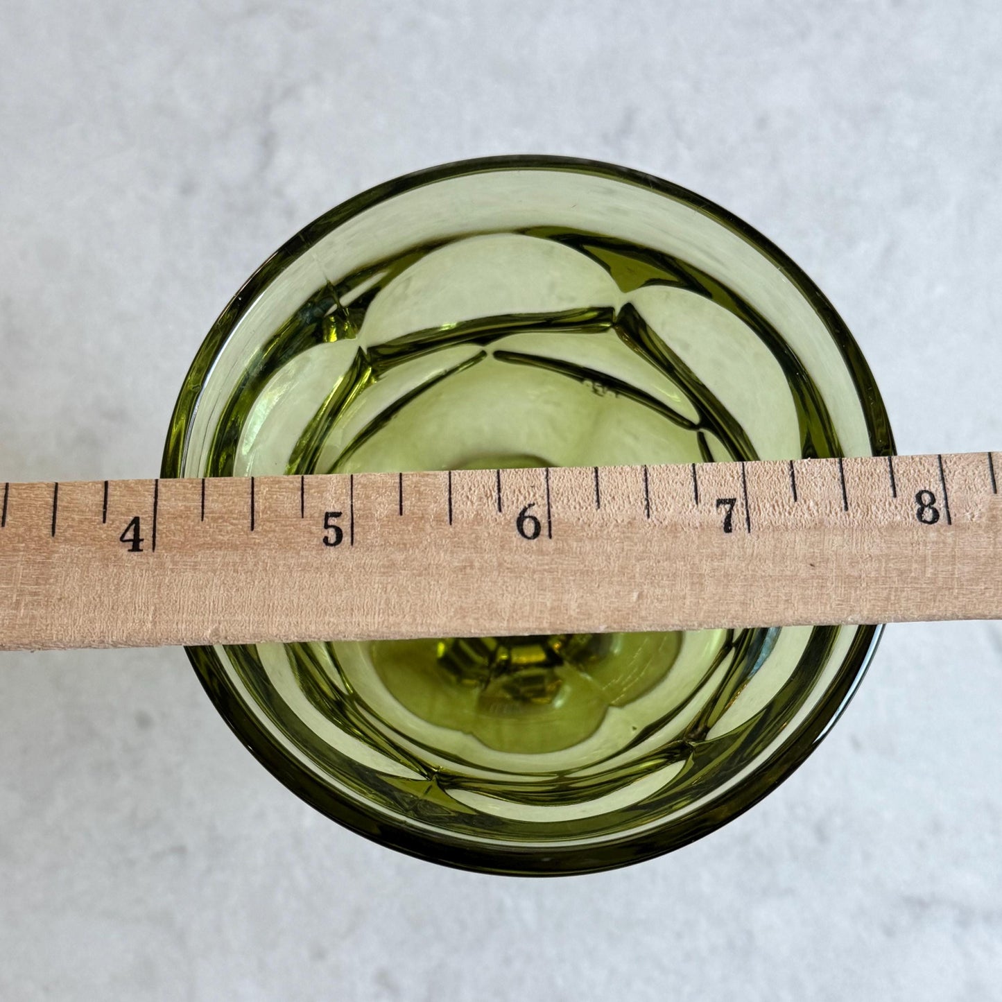 Vintage Fostoria Argus Green Glasses (circa 1963 - 1982) - Set of 6