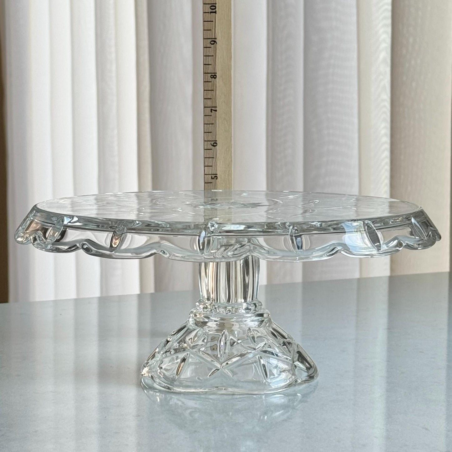 Vintage Gotham Lady Anne 10 Inch Cake Stand - Original sticker still affixed