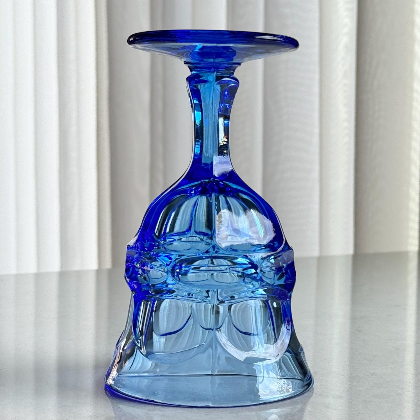 Vintage Fostoria Argus Blue Glasses (circa 1963 - 1980) - Set of 4 (#FA2)
