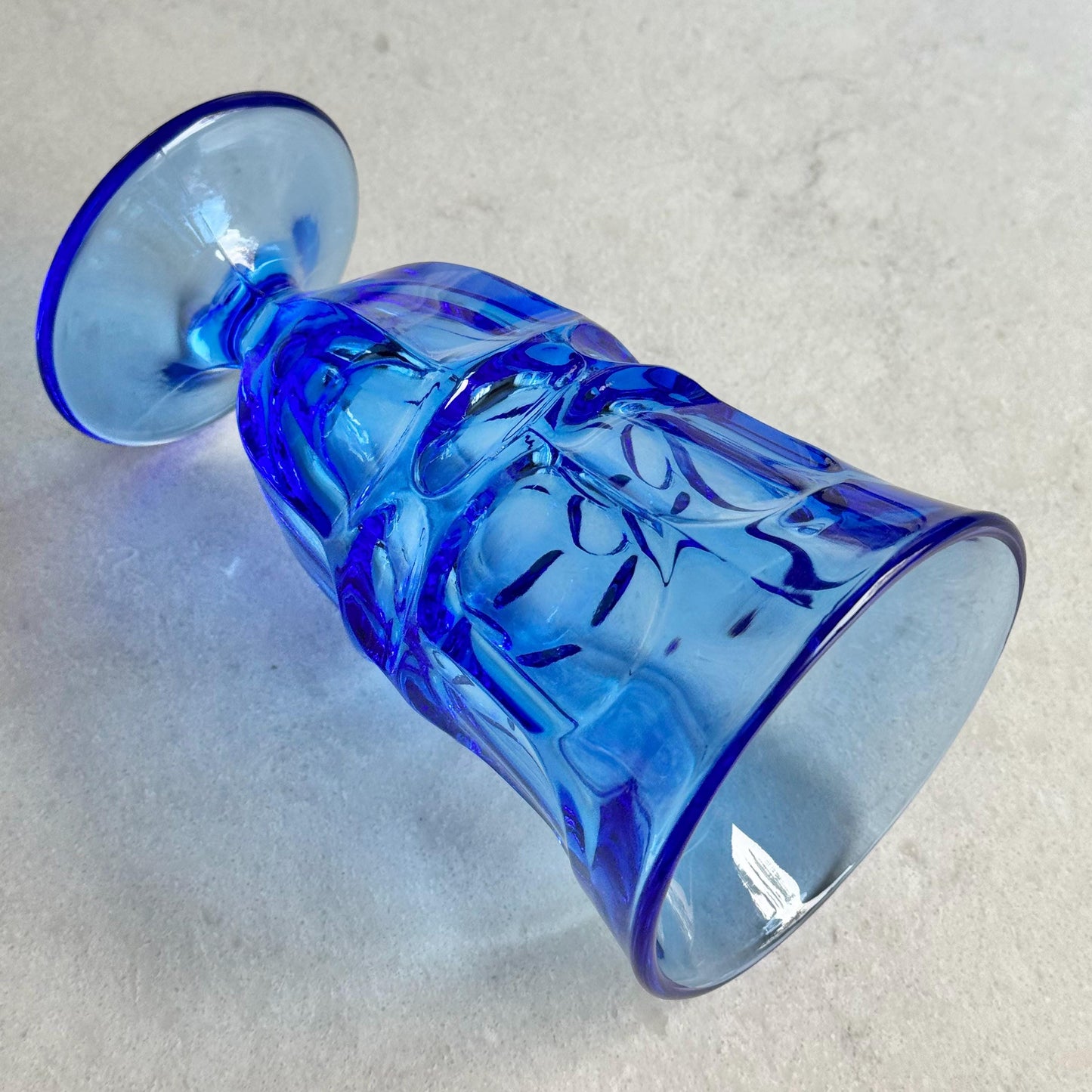 Vintage Fostoria Argus Blue Glasses (circa 1963 - 1980) - Set of 4 (#FA1)