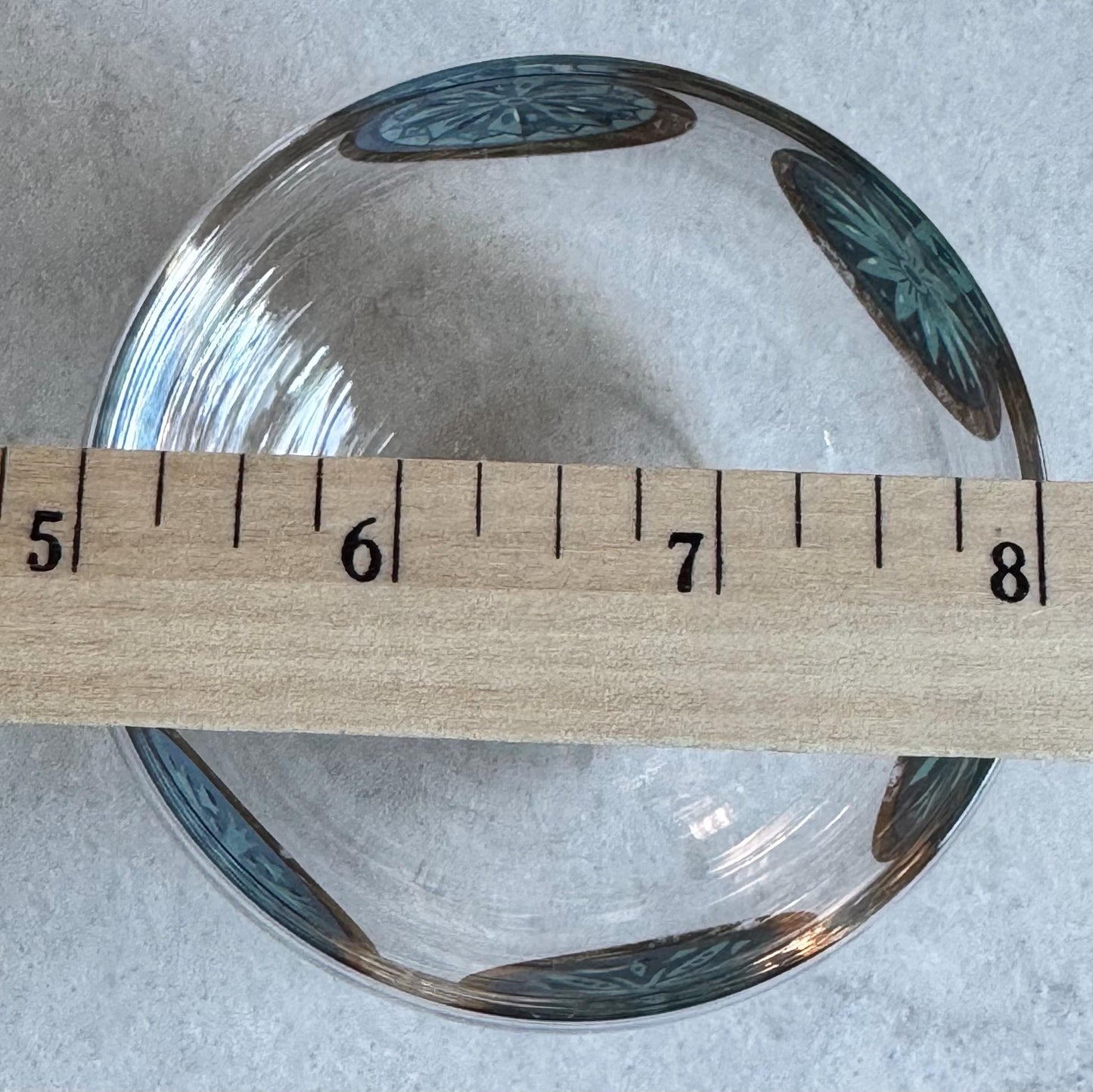 Vintage Culver Carnival Roly Poly Glasses - Set of 7