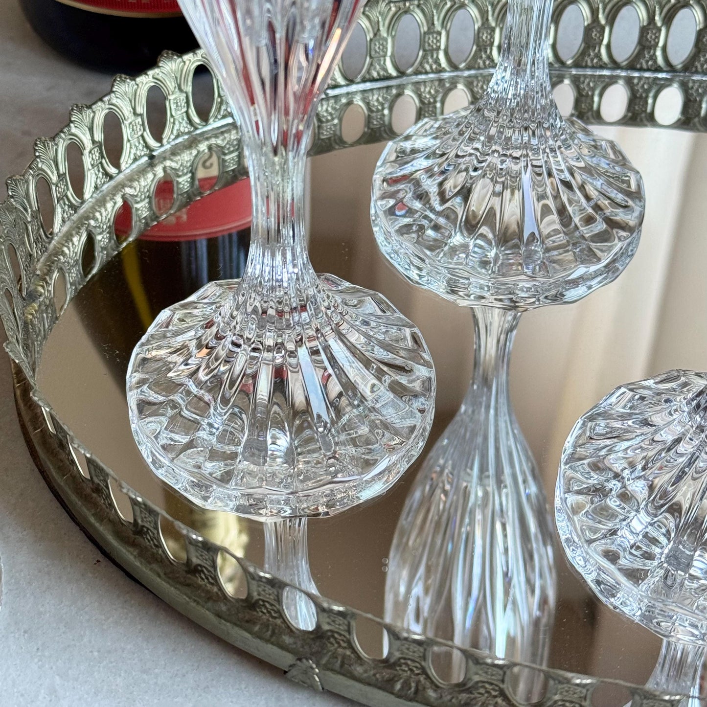 Vintage Mikasa Park Lane Glasses - Set of 6 Champagne Flutes