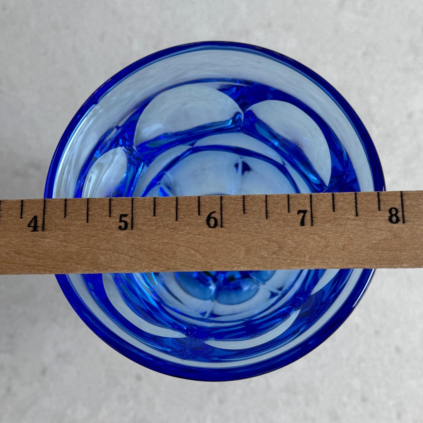 Vintage Fostoria Argus Blue Glasses (circa 1963 - 1980) - Set of 4 (#FA2)