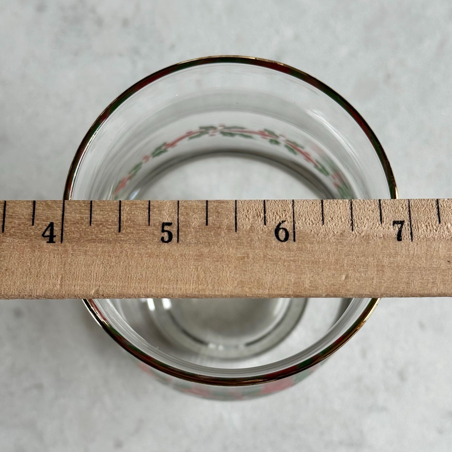 Vintage Libbey Holley Weighted Bottom Tulip Glasses - Set of 4