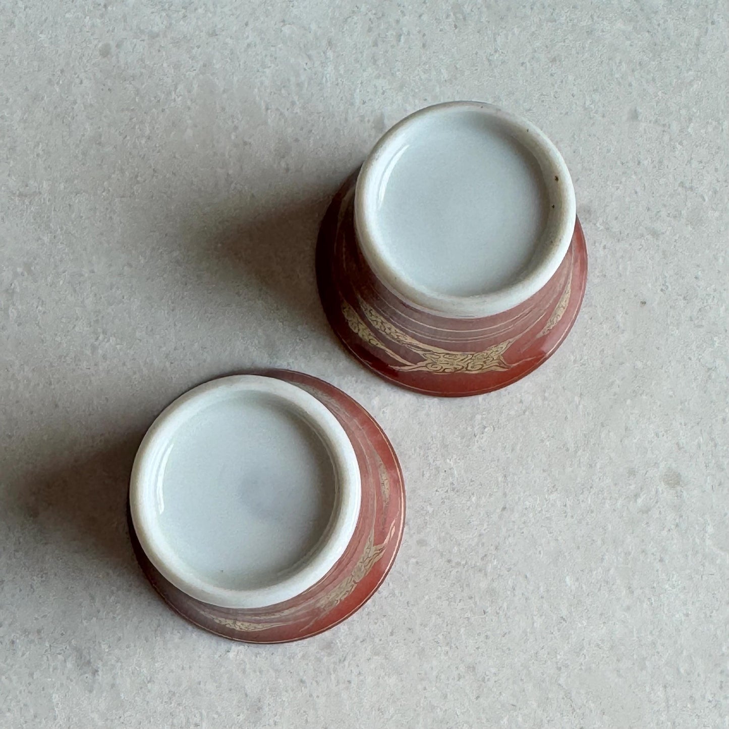 Vintage Japanese Tokkuri Uguiso Dokkuri (Whistling Bird) Sake Set