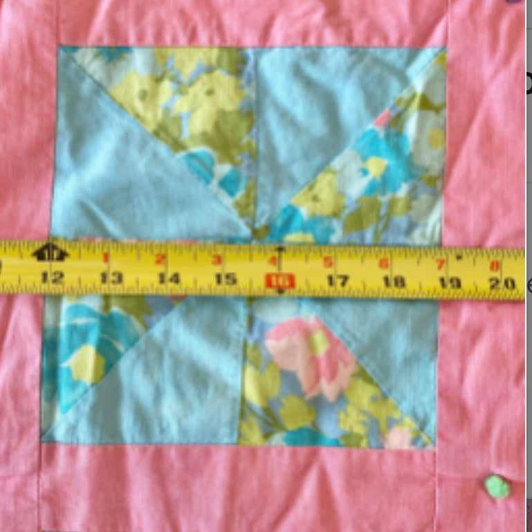 Vintage Pinwheel Quilt - Approx. 60 in. X 72 in.
