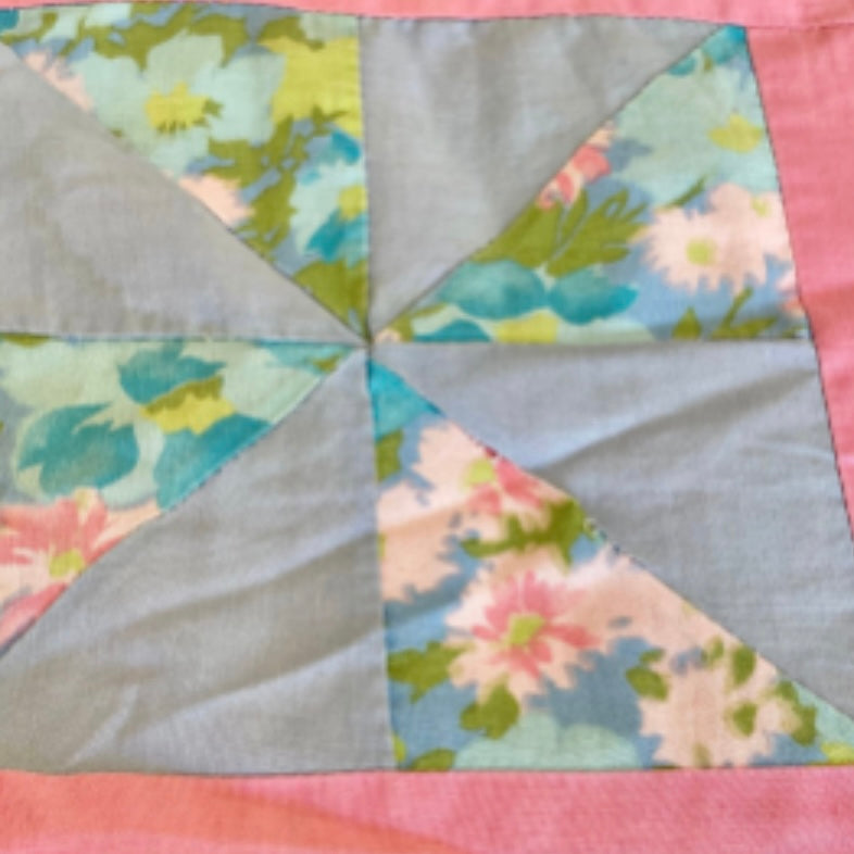 Vintage Pinwheel Quilt - Approx. 60 in. X 72 in.
