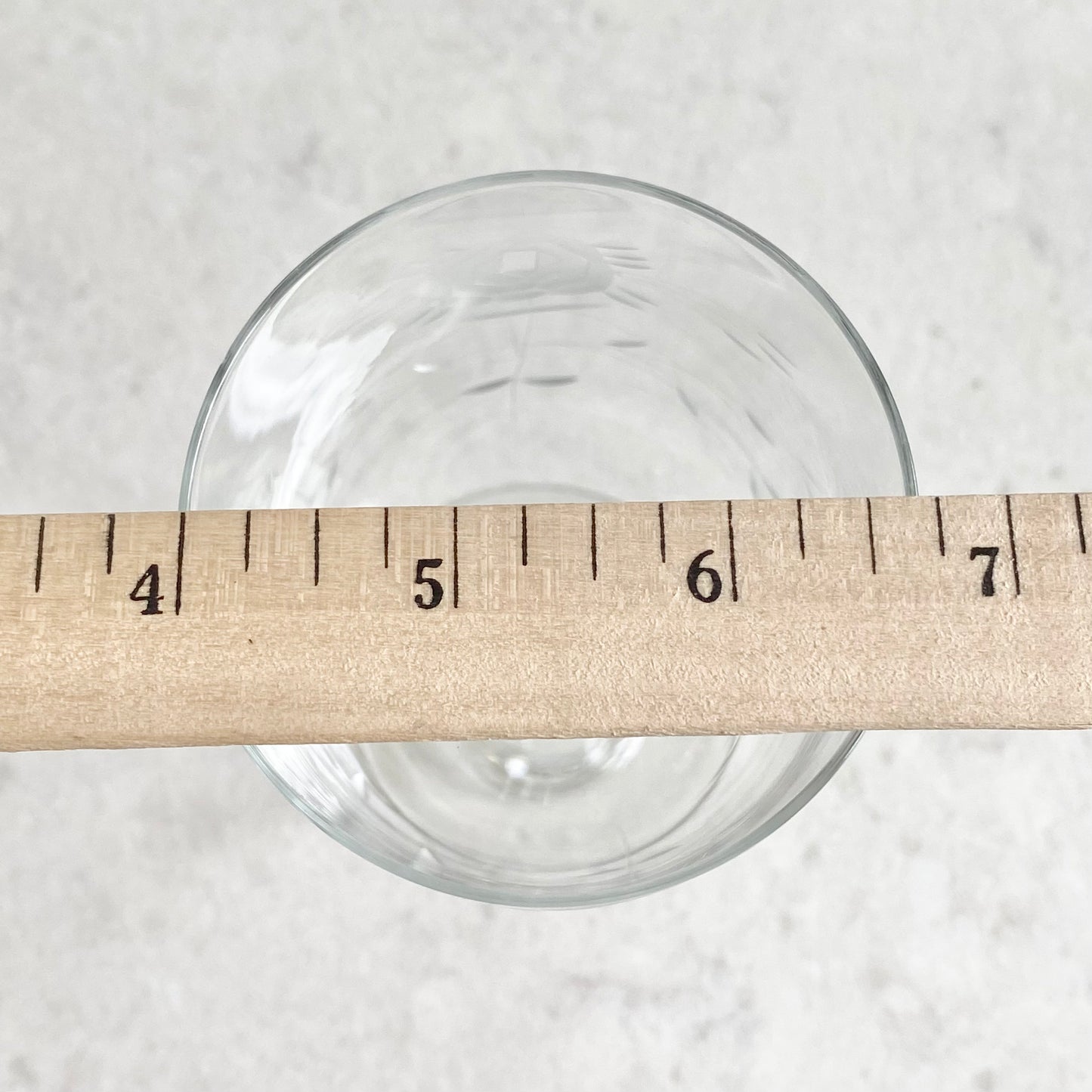 Vintage Crystal Clear Industries Deco Rose Etched Glasses - Set of 6 (Set #GR2)