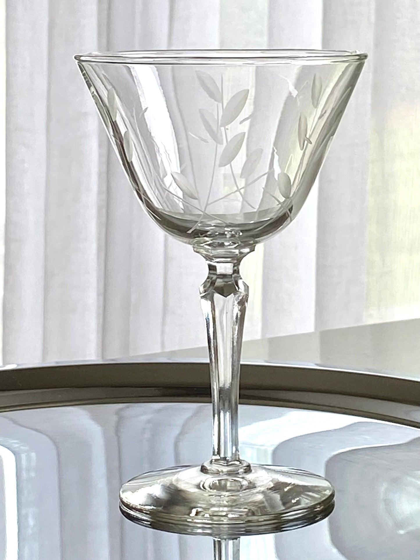 Vintage Libbey Priscilla Glasses - Set of 8 (Set #622M)