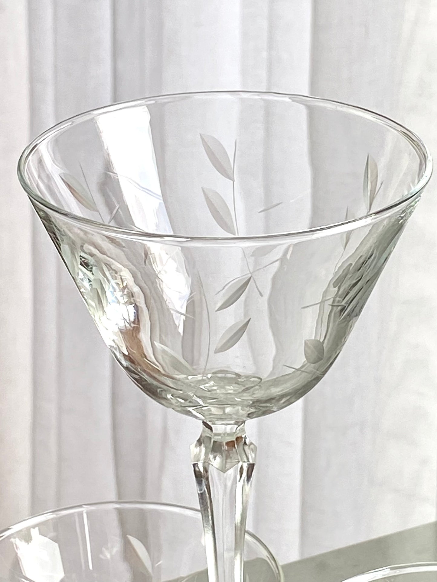 Vintage Libbey Priscilla Glasses - Set of 8 (Set #622M)