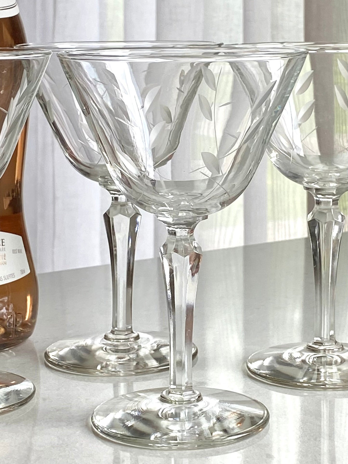 Vintage Libbey Priscilla Glasses - Set of 8 (Set #622M)