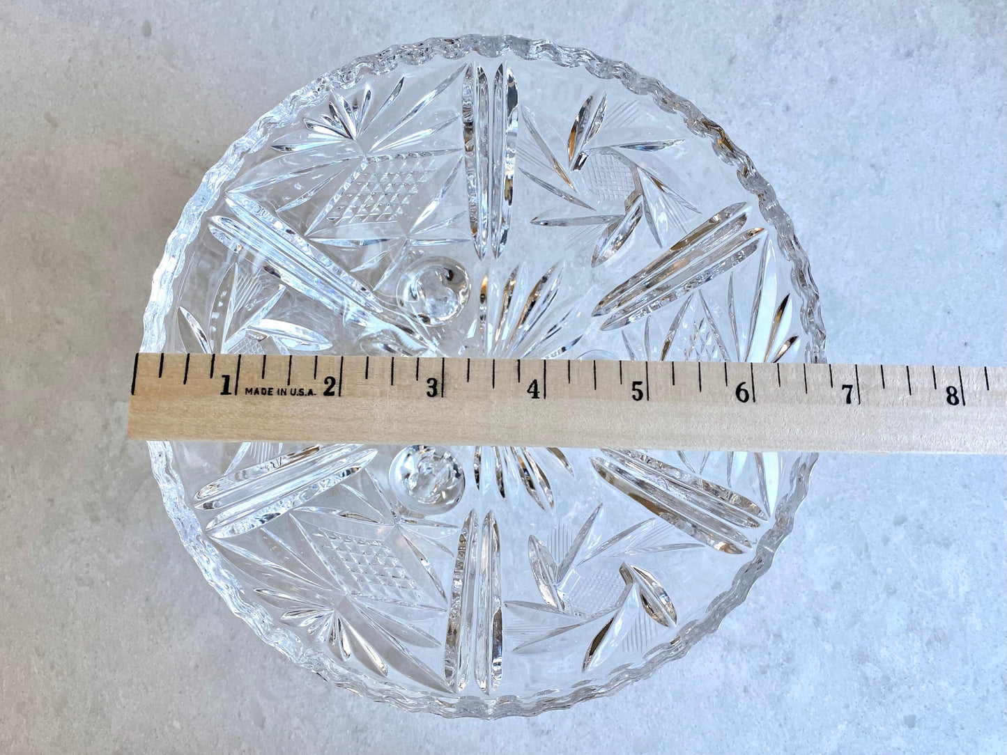 Vintage Pinwheel Design Tri Foot Lidded Dish