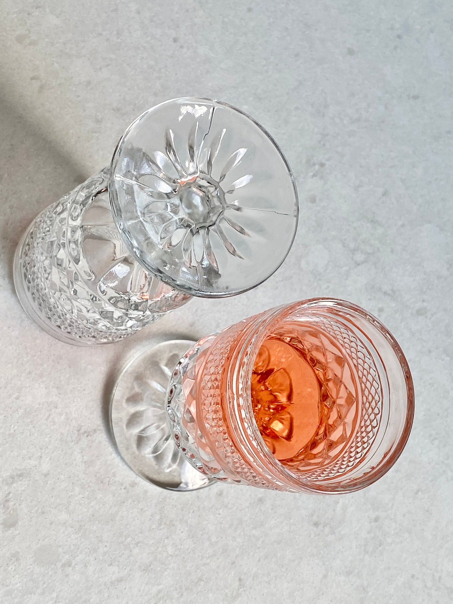 Vintage Anchor Hocking Wexford 6 Ounce Glasses (circa 1962 - 1998) - 32 available