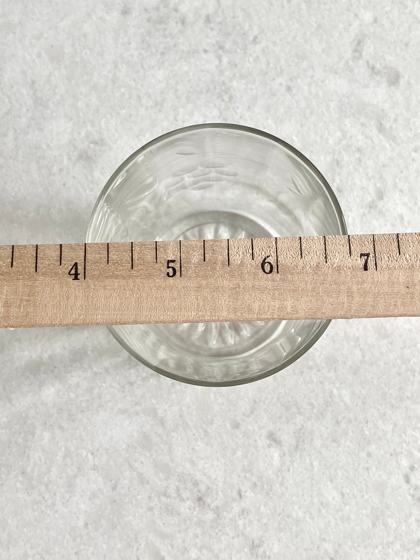 Vintage Etched Glasses - Set of 4 (Set #822T)