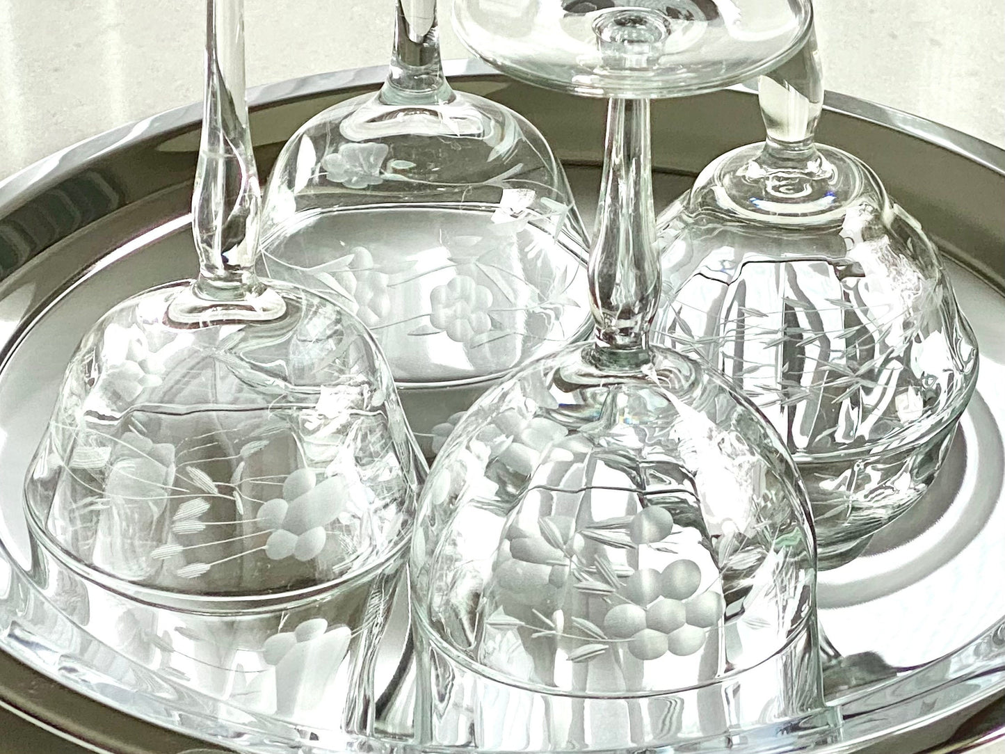 Mixed Set of Four (4) Vintage Glasses (Set #922B)