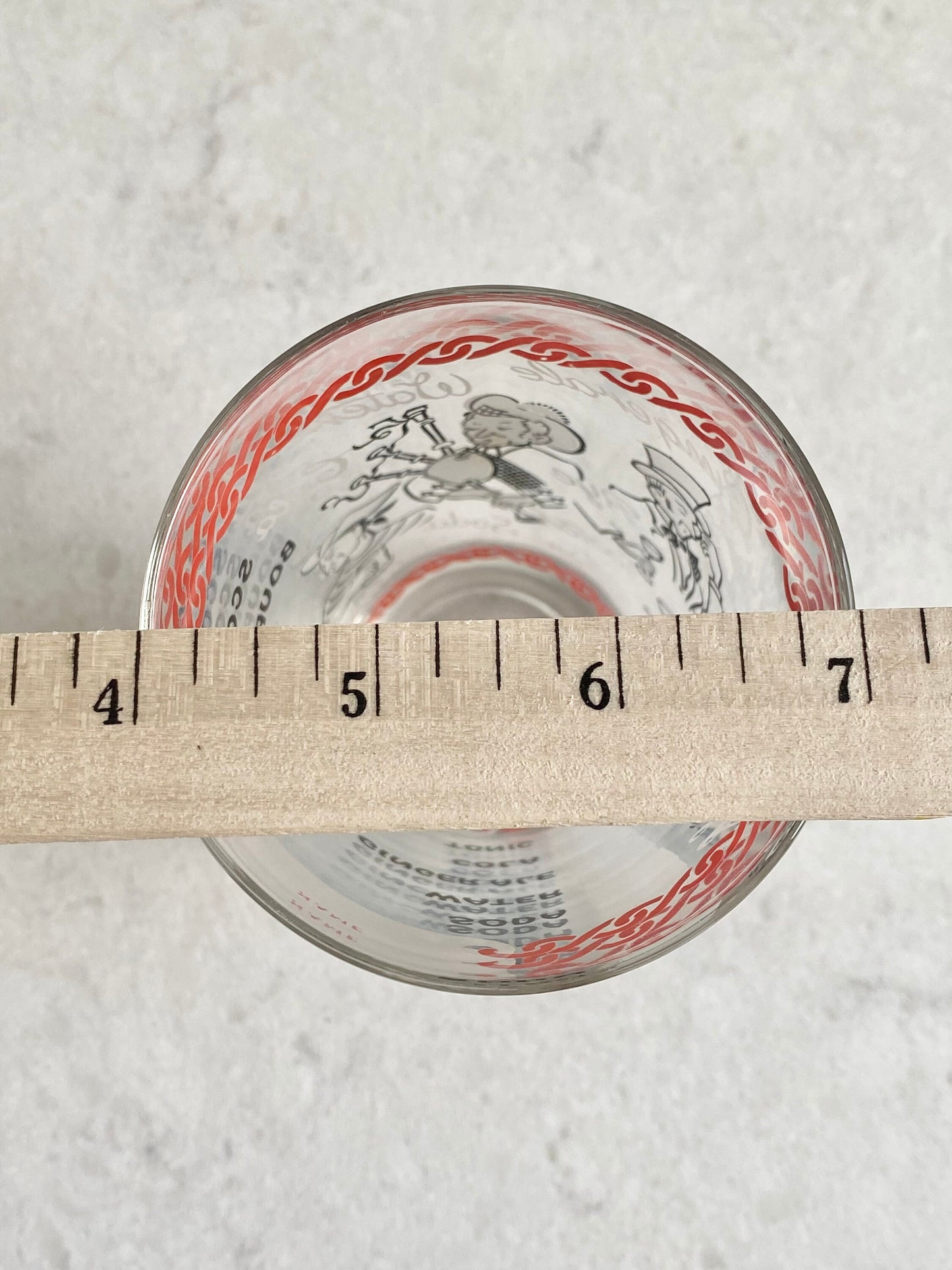 Vintage Retro Cocktail Glasses - Set of 3