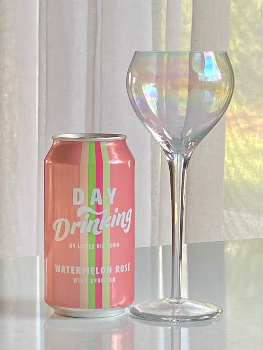 Vintage Iridescent Cocktail Glasses - Set of 6