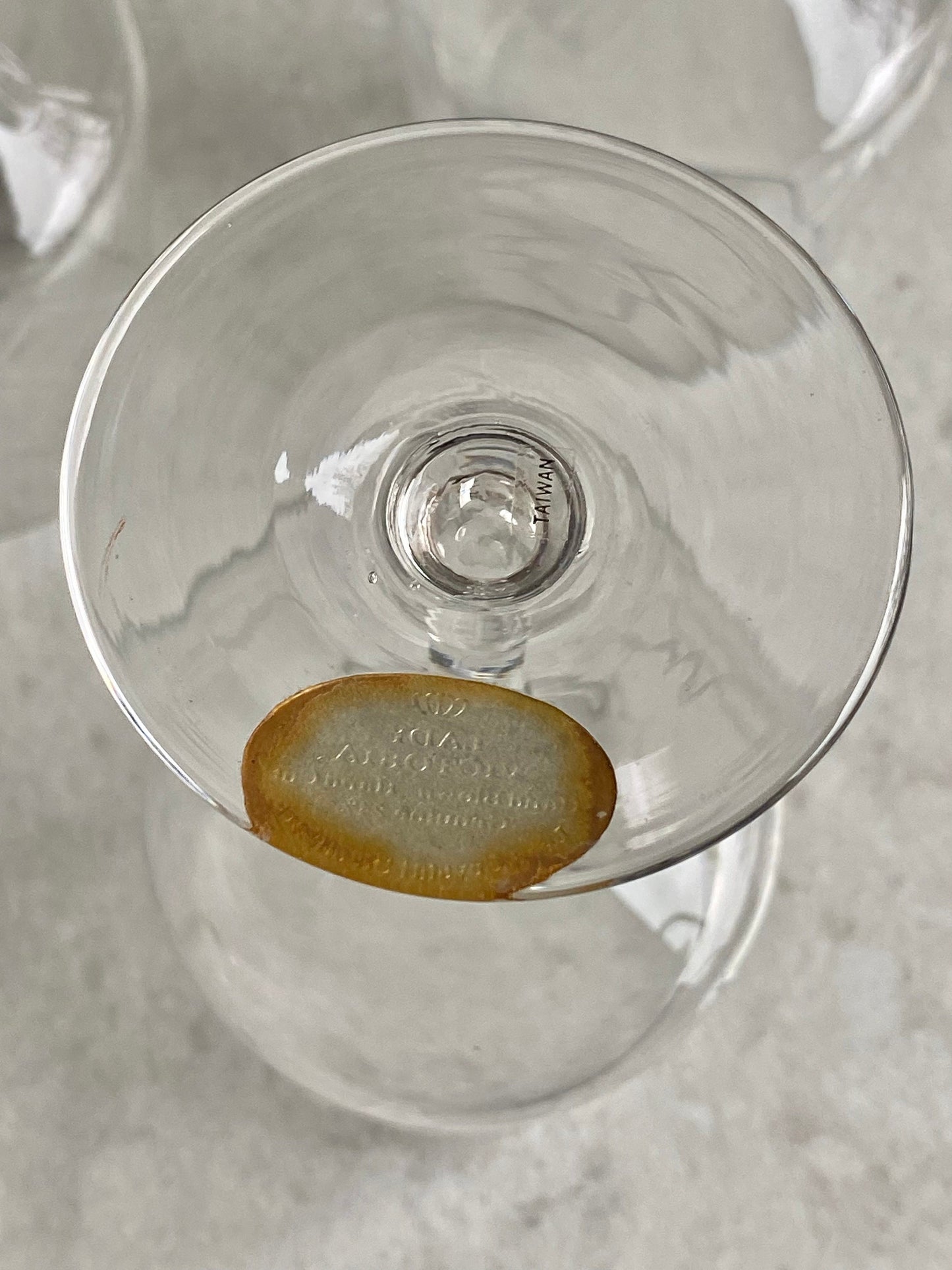 Vintage Easterling Lady Victoria Crystal Glasses - Set of 4 (Set #1222B)