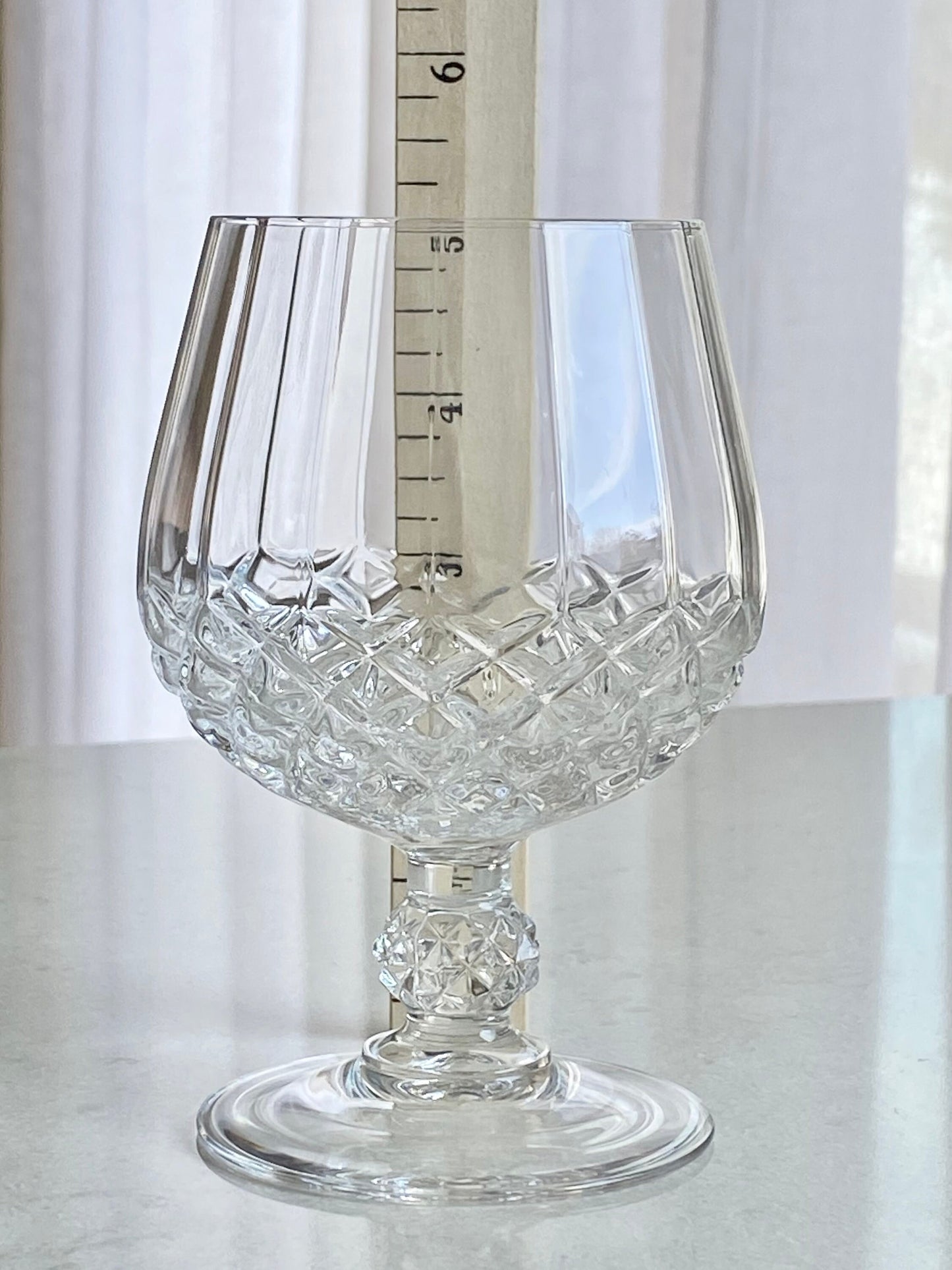 Vintage Cristal D'Arques-Durand Longchamp Cocktail Snifters - Set of 3