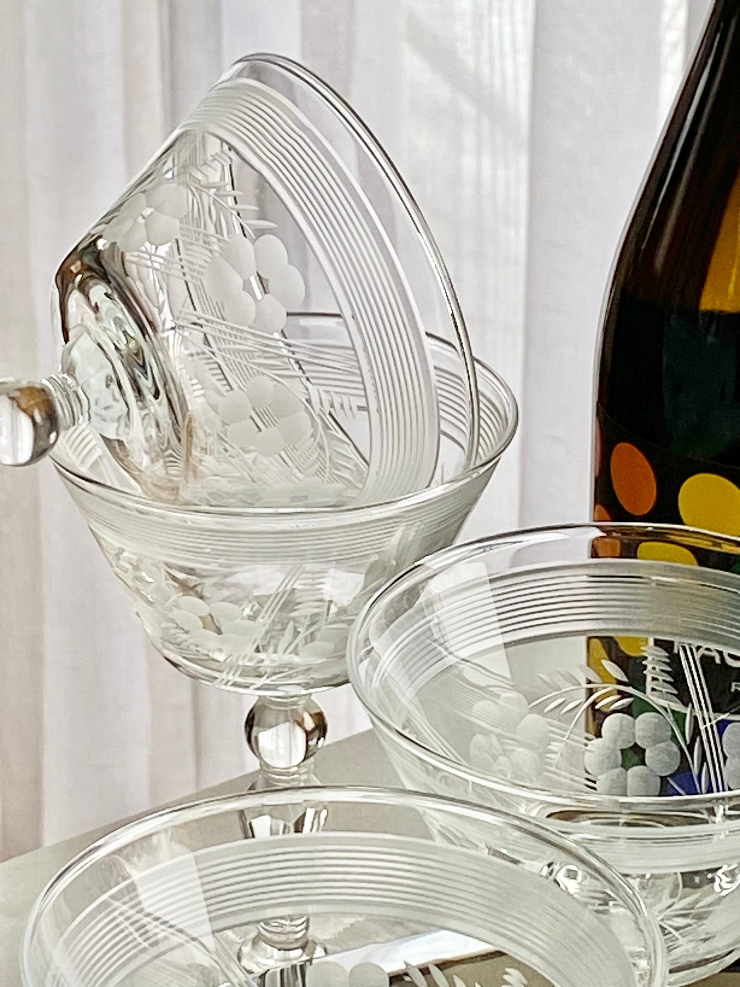 Vintage Rock Sharpe Caprice Glasses - Set of 8