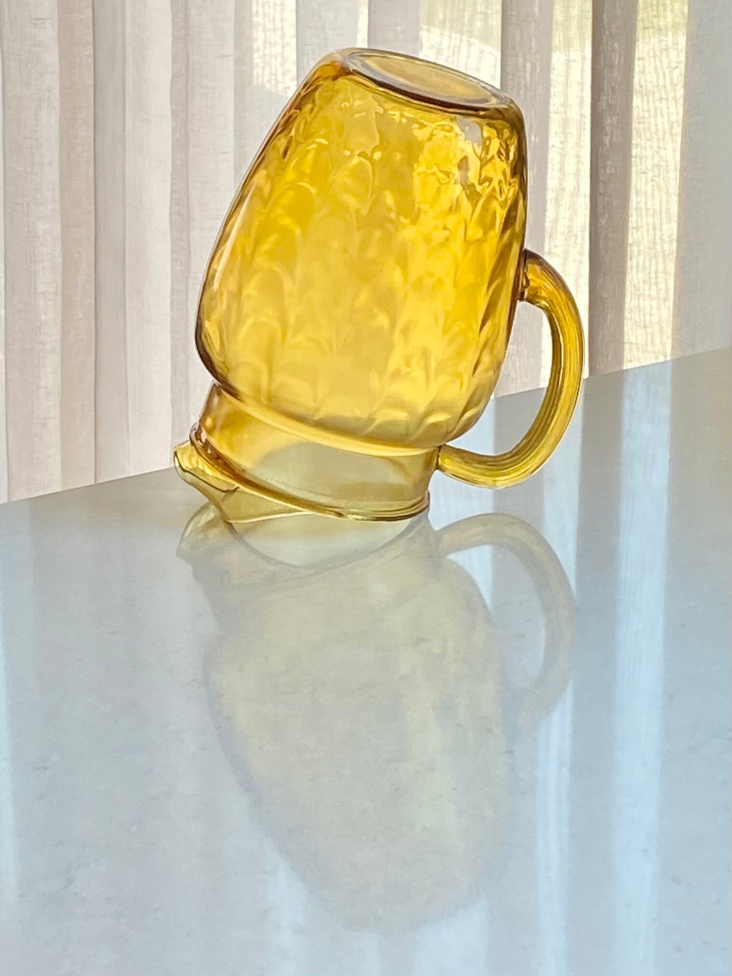 Vintage Anchor Hocking Honey Gold Pitcher