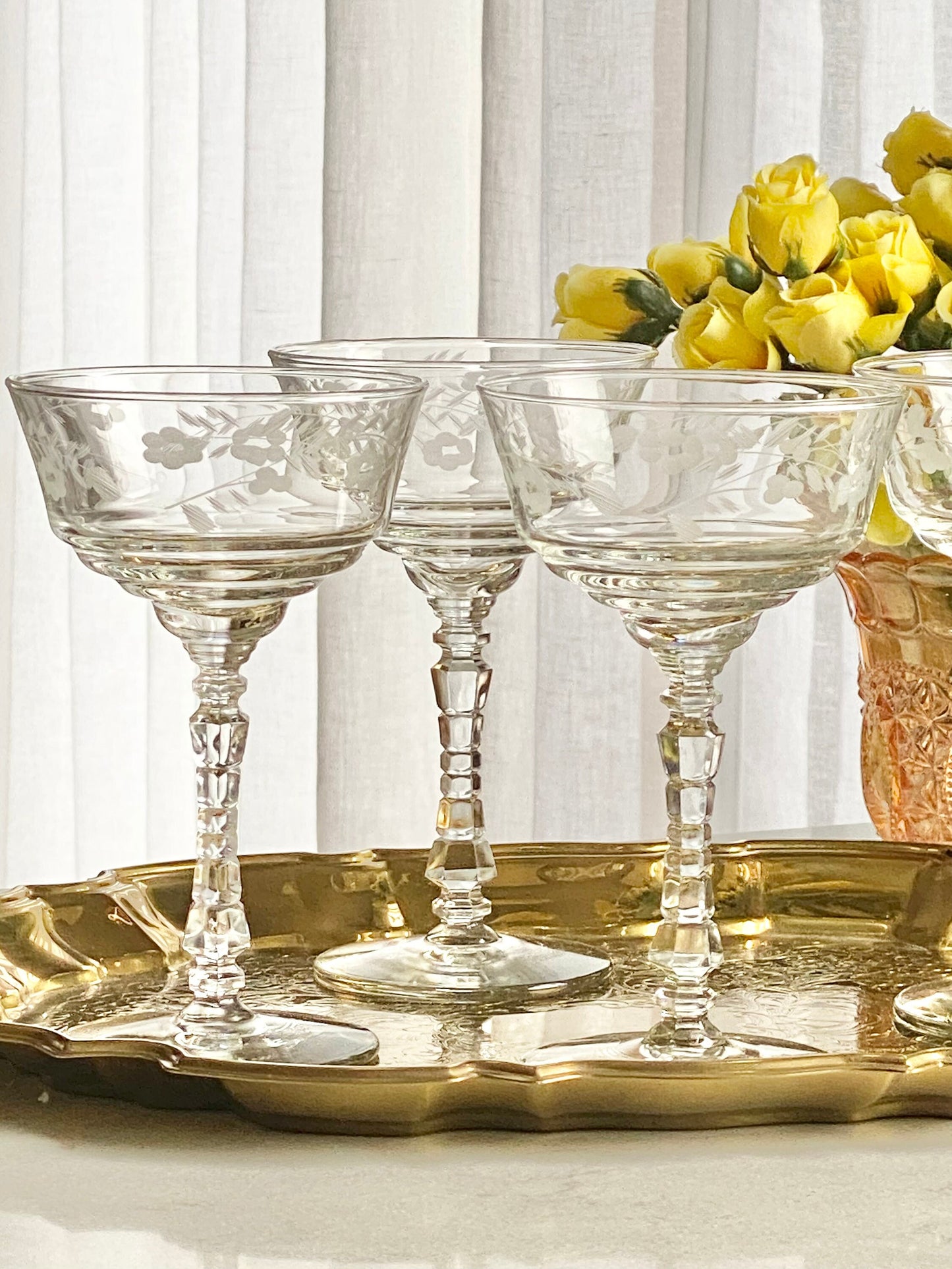 Vintage Rock Sharpe Halifax Glasses - Set of 4