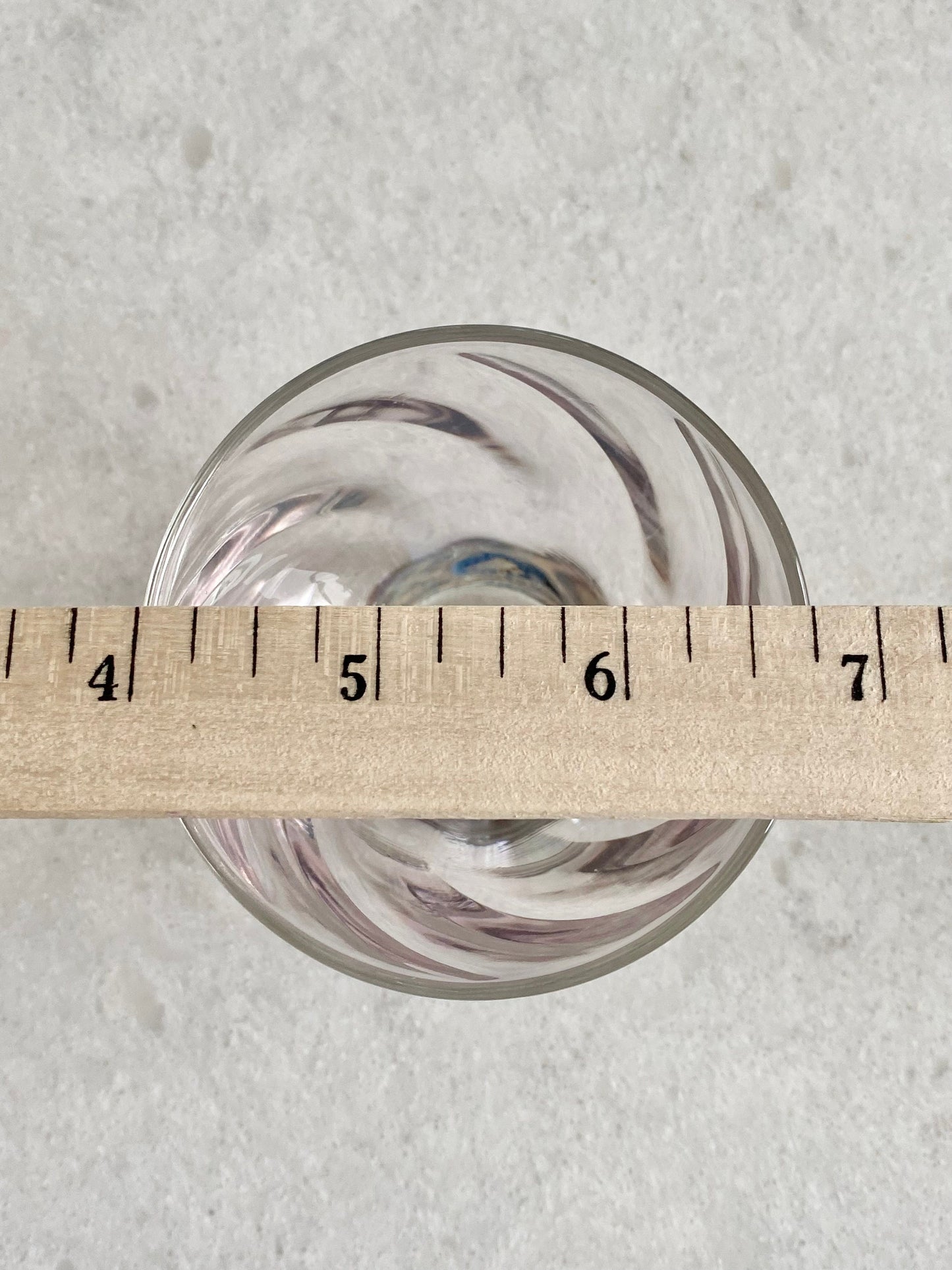 Vintage Indiana Glass Swirl Optic Tumblers - Set of 10