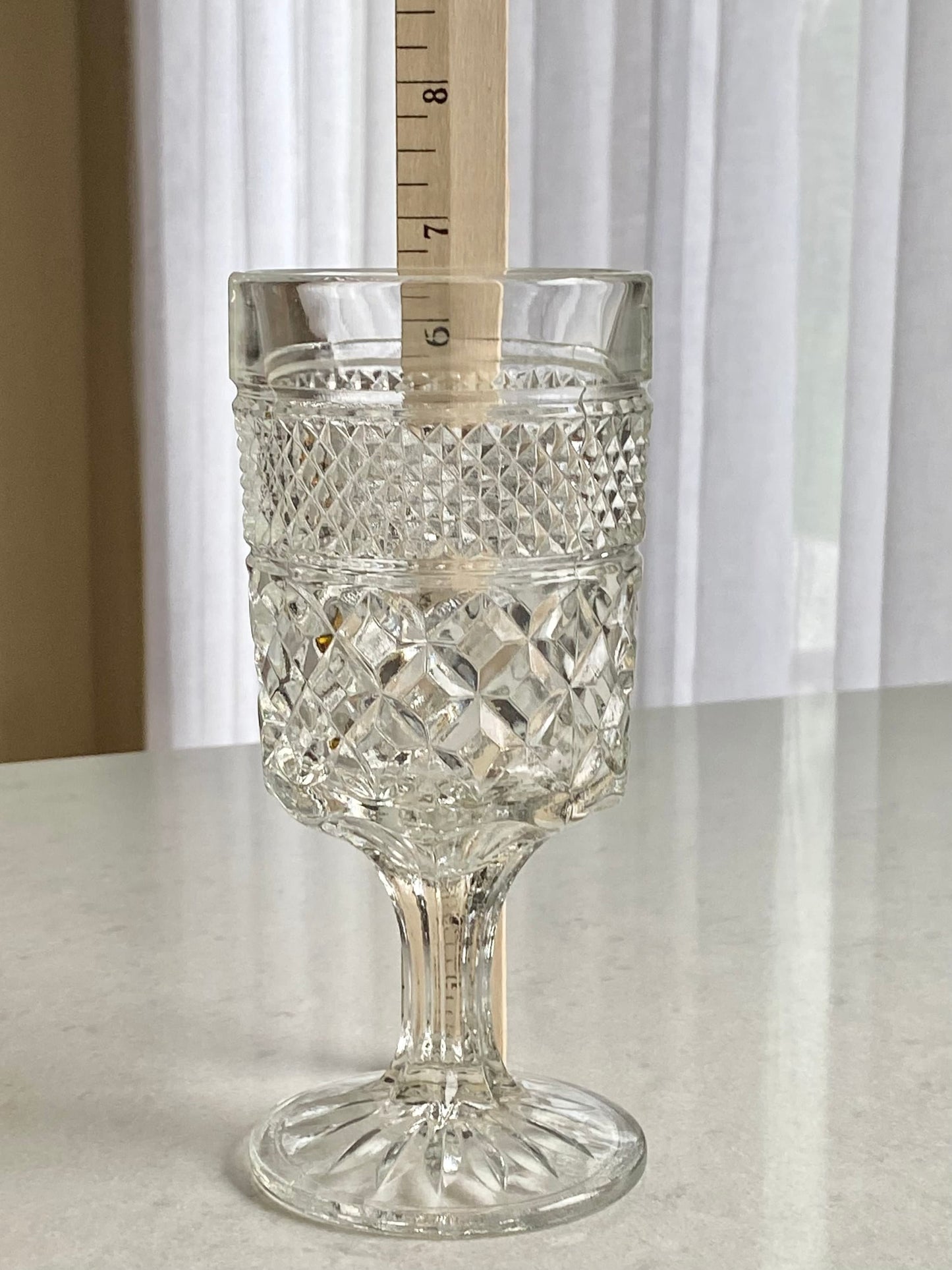 Vintage Anchor Hocking Wexford 8 Ounce Glasses (circa 1962 - 1998) - Set of 8