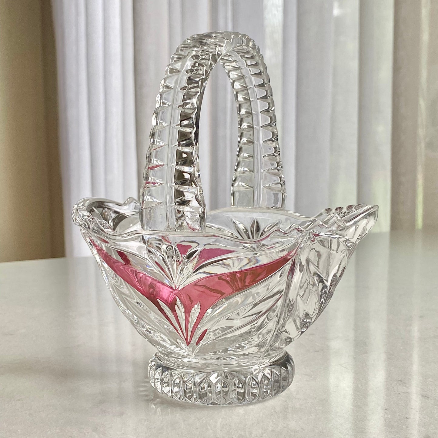 Vintage Hofbauer Ruby Collection Basket