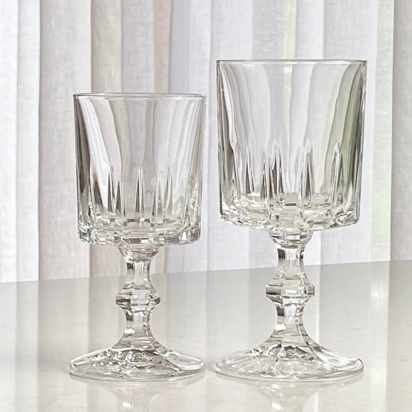Vintage Royal Crystal Rock Zeus Glasses - Set of 4