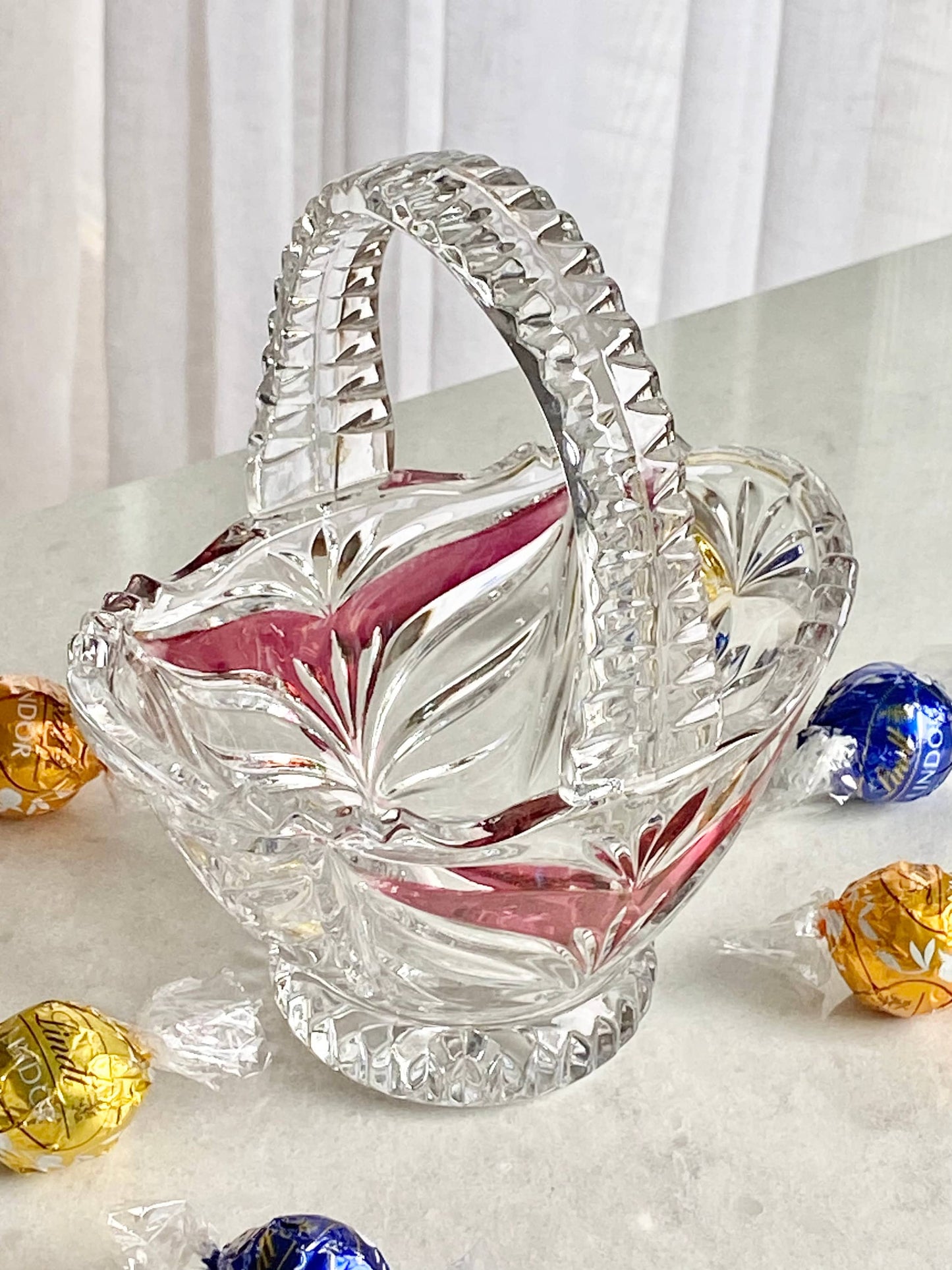 Vintage Hofbauer Ruby Collection Basket