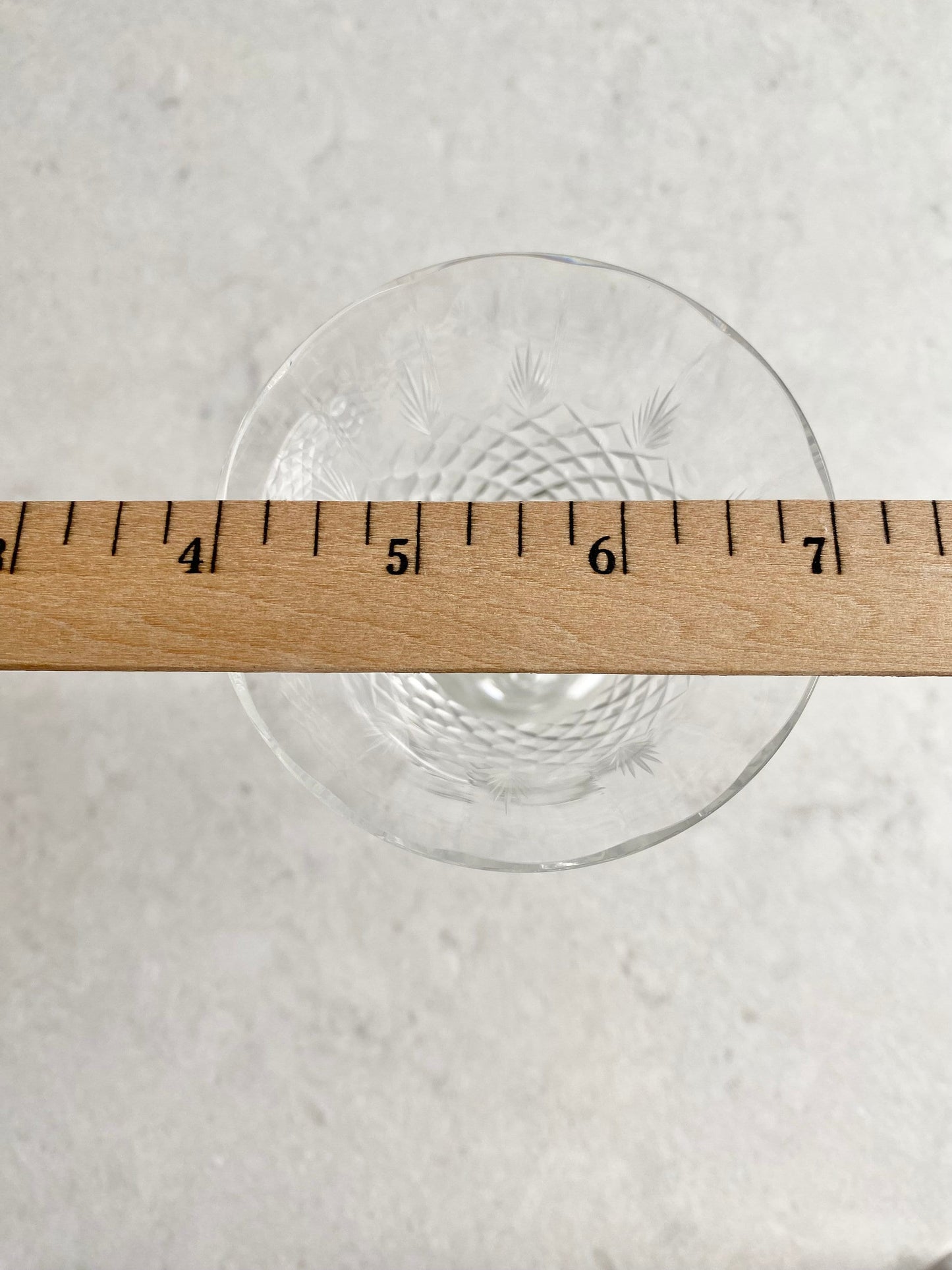 Vintage Criss Cut Glasses - Set of 8
