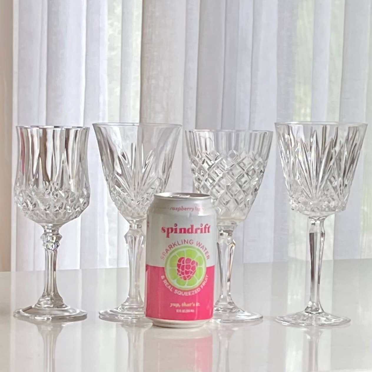 Mixed Set of Four (4) Vintage Glasses