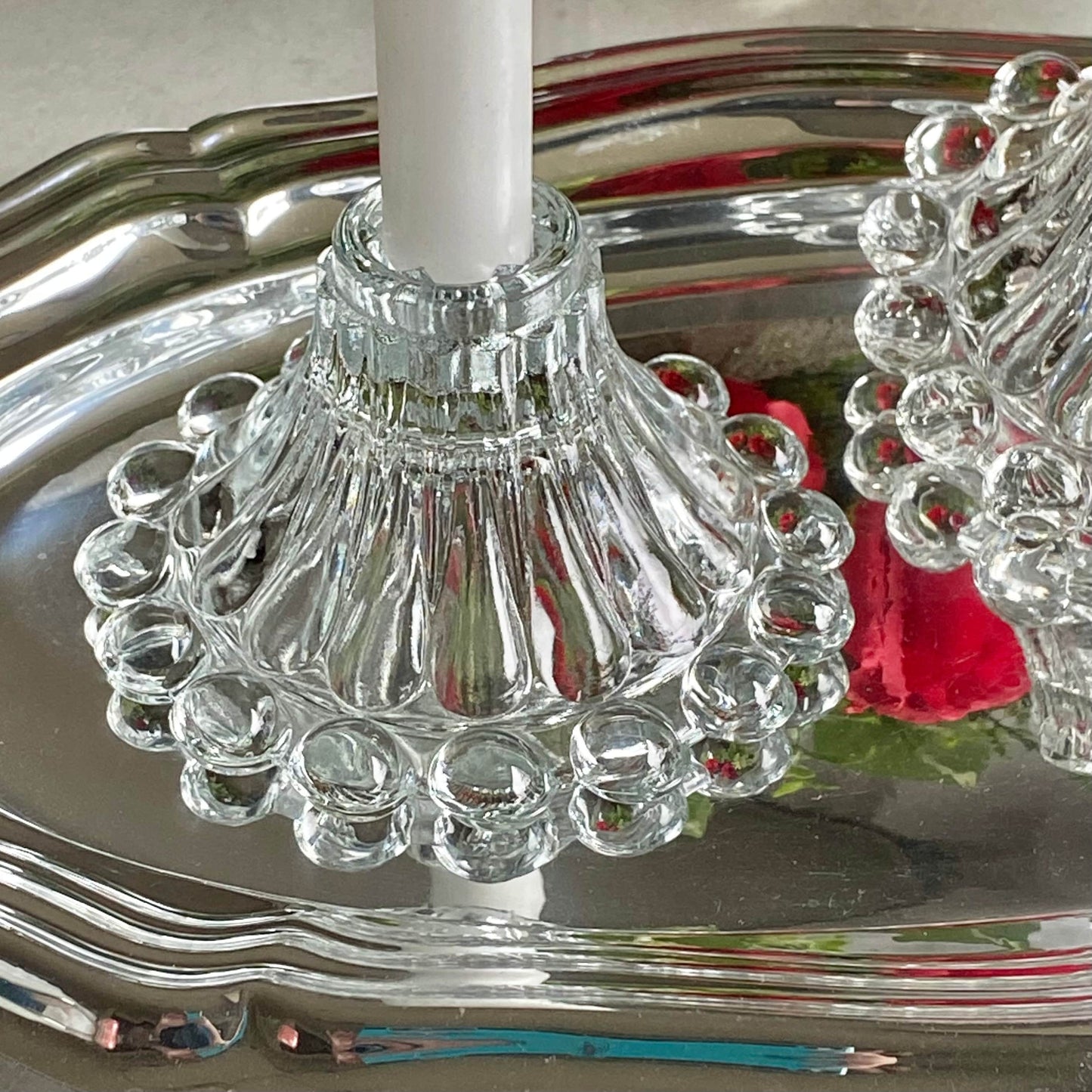 Vintage Anchor Hocking Boopie Berwick Candle Holders - Set of 4