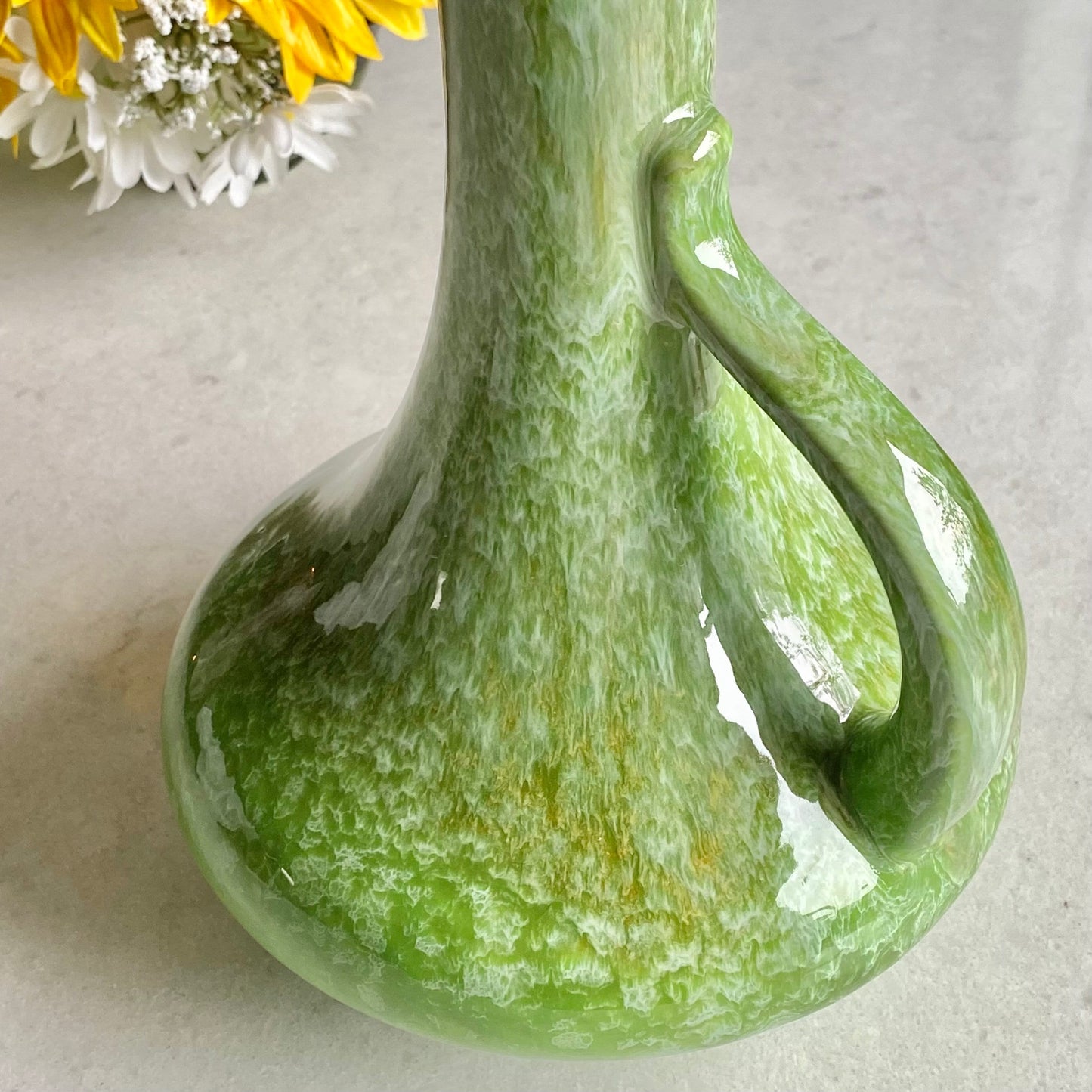 Vintage Royal Haeger Green Drip Glaze Pitcher / Vase