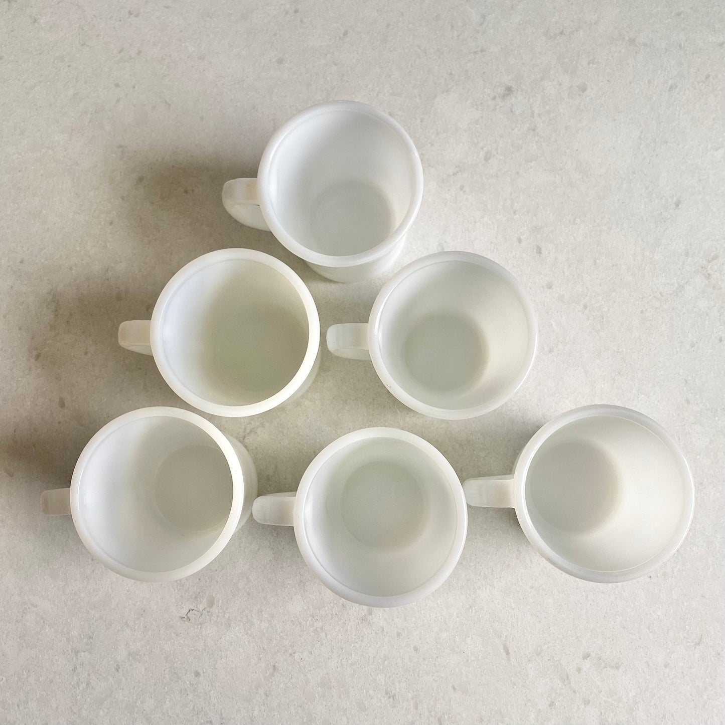 Vintage Anchor Hocking Fire King Mugs (circa 1950 - 1960) - Set of 6
