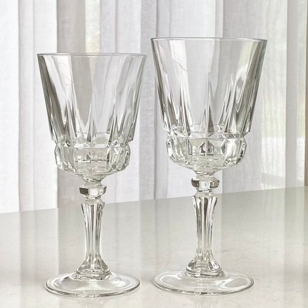 Vintage Cristal D'Arques Durand Chantelle Glasses - Set of 4