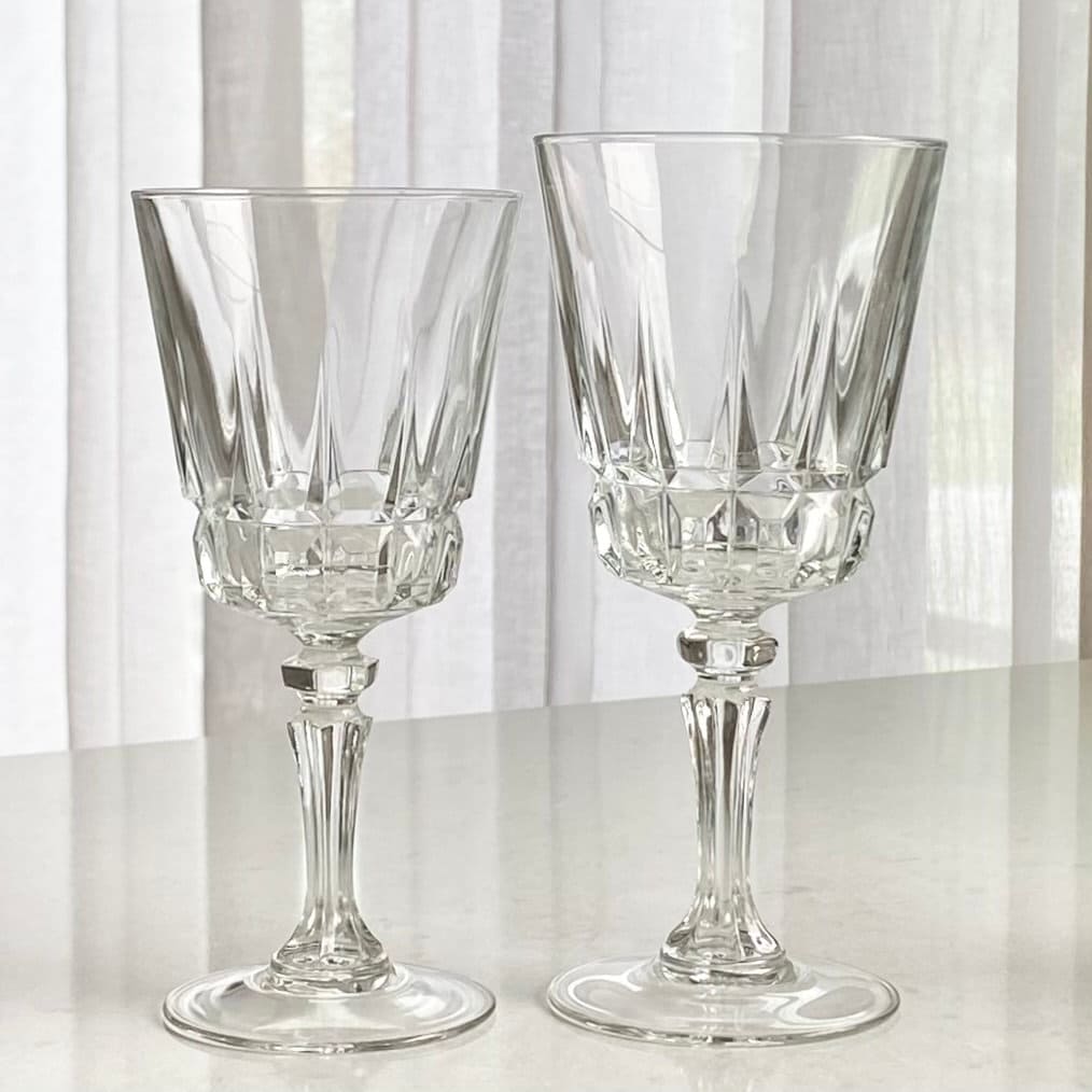 Vintage Cristal D'Arques Durand Chantelle Glasses - Set of 6