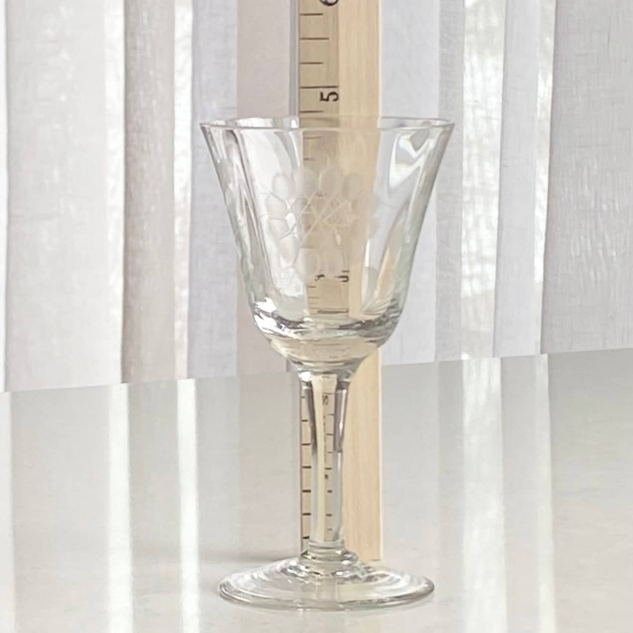 Vintage WJ Hughes Cornflower Glasses - Set of 6