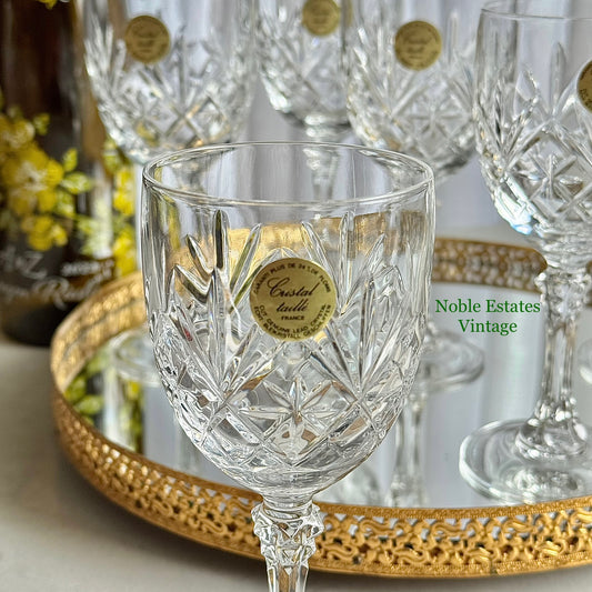 Vintage Cristal D’Arques-Durand Deauville Glasses - Set of 6