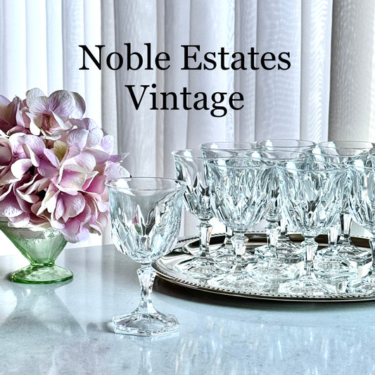 Vintage Cristal D'Arques-Durand Chaumont Glasses - Set of 11