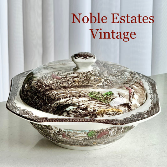 Vintage Wood & Sons The Post House Lidded Bowl