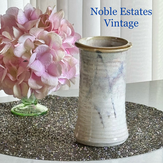 Vintage Handmade Signed Pottery Vase