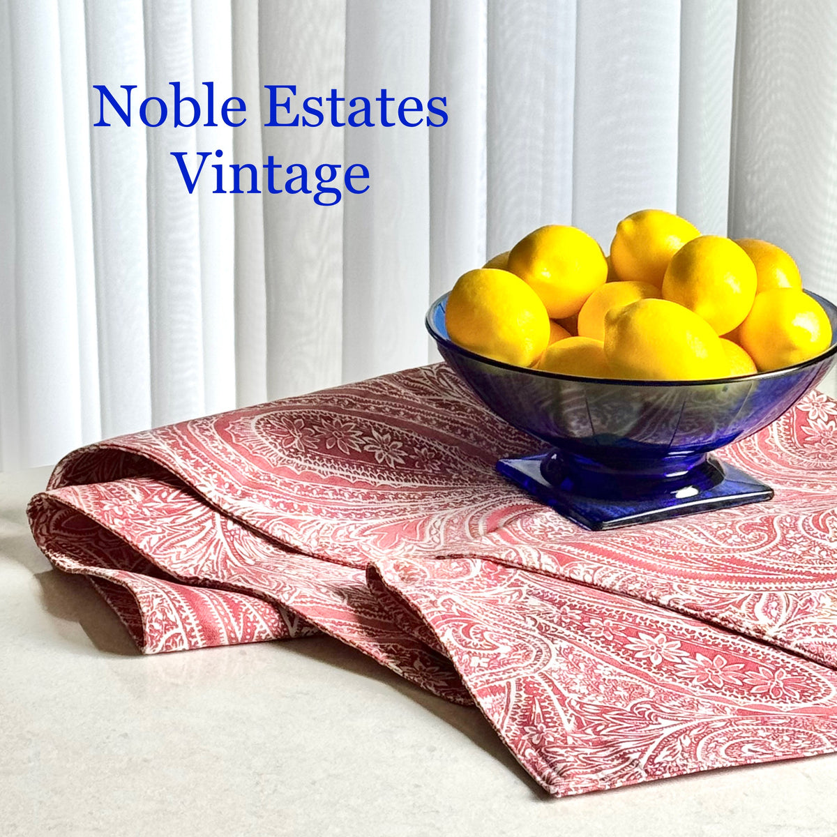 Ralph Lauren Veranda Paisley Red Table Runner