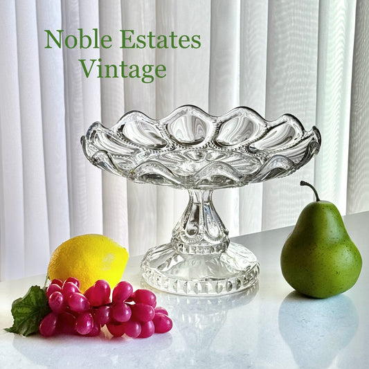 Vintage EAPG Pedestal Dish