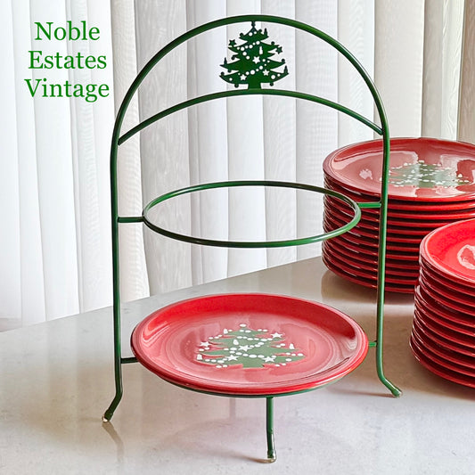 Vintage  Waechtersbach Christmas Tree Plate Holder